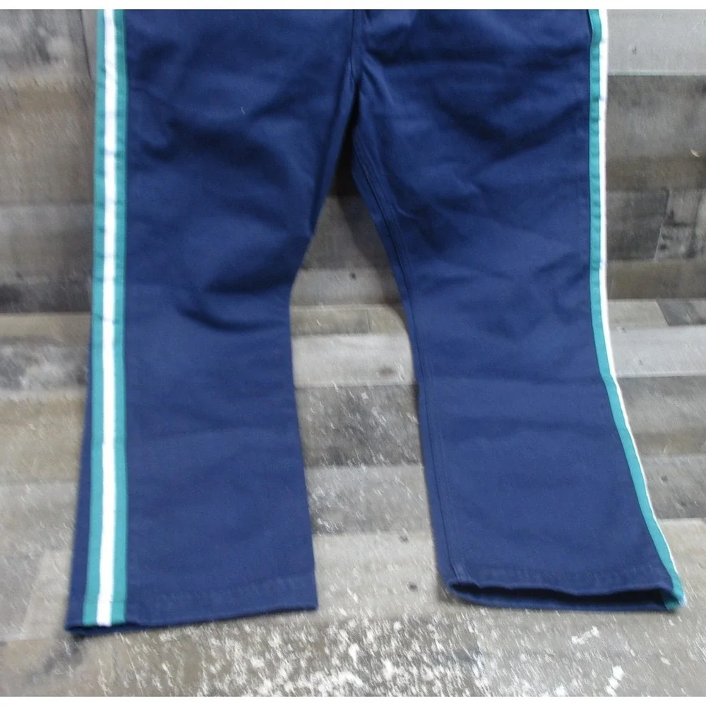 Levis Skateboarding Pants Mens 31x30 Navy Blue Side Stripe Chino 95588-0024